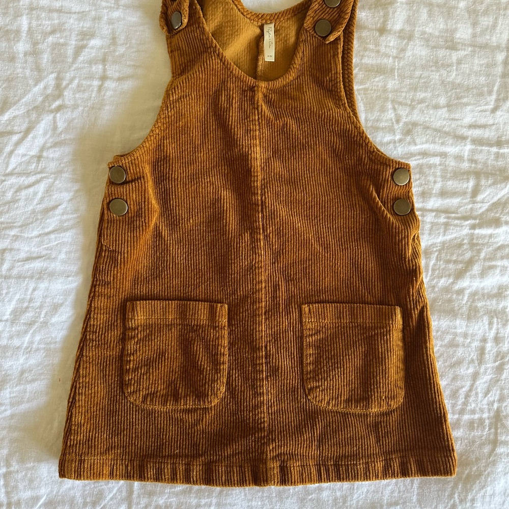 Rylee + Cru Brown Corduroy Dress